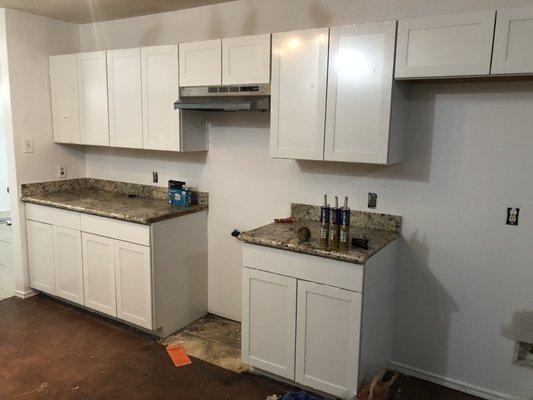 Kitchen cabinets