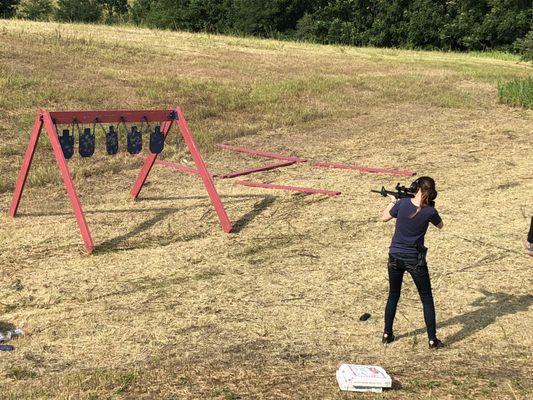 Fun at the range.