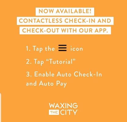 Download our free app to make checking in and out super easy.