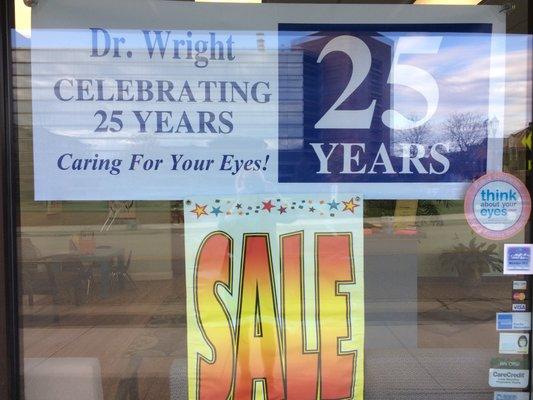 Dr. Wright's 25th anniversary!