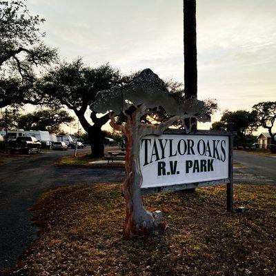 Entrance to the park.