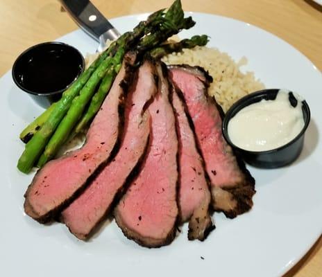 Regular portion of their "Signature Special" Tri-Tip Sirloin Steak.