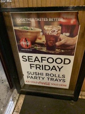 Seafood party offer