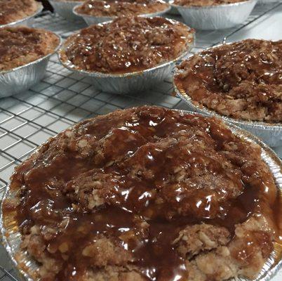 Homemade Caramel. Apple. Pie.