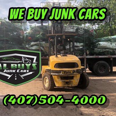 We buy junk cars