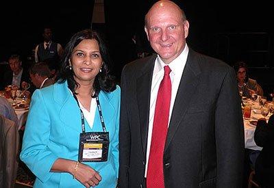 With Steve Balmer