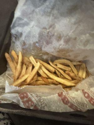 I ordered no season French fries, not jerky mixed fries, with curly fries.