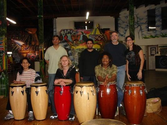 2010 Advance Latin percussion class