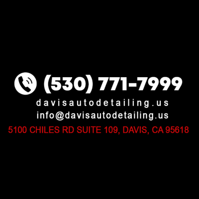 Davis auto detailing contact information