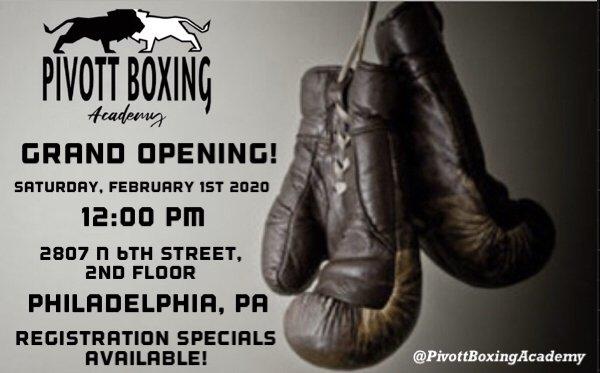 Grand opening @ Pivott Boxing Academy