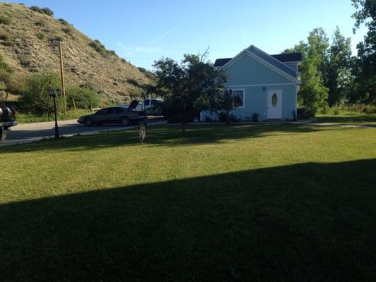 This the little office where the staff organize the weddings they do 60 a year in 6 months.