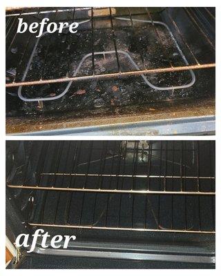 Before and After cleaning