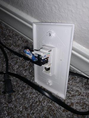 They thought this wiring would work maybe they thought it was a wireless connection or maybe they were just too lazy to do their job.