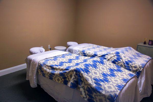 Couples massage room