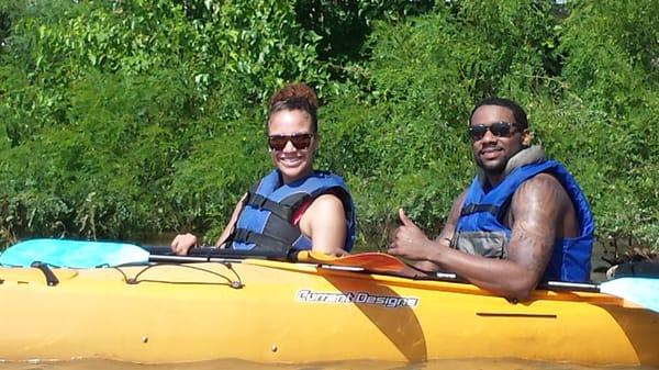 We had a great day on the river with "Kayaker Allen" of Allen's Kayaking Adventures.