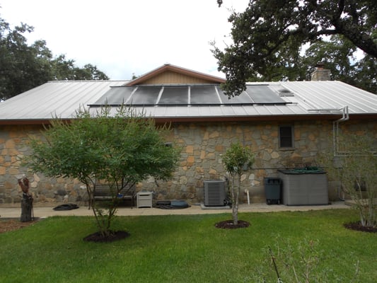 Metal roof install