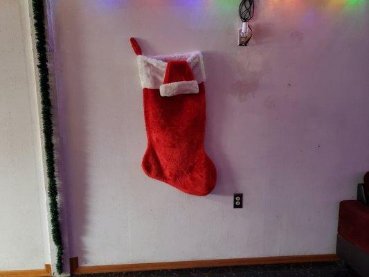 Our Stocking is hung