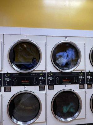 3-10-2022 dryers $0.25 for 8 minutes