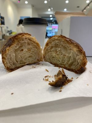 Inside of the croissant