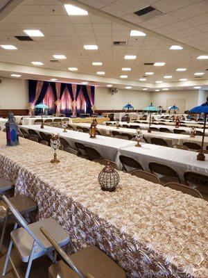 Wedding Decorations Bay Area - Pre-Wedding Sangeet & Mehndi Decor in Manteca