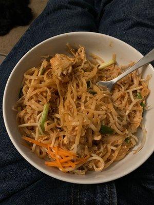 Pad Thai with chicken