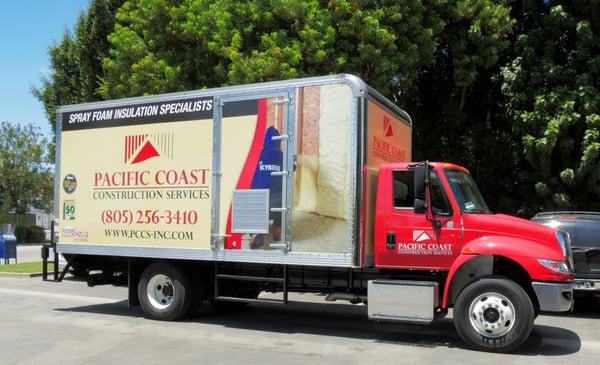 Our State of the Art Truck carries all the equipment necessary to save on your electric bill with Spray Foam Insulation!