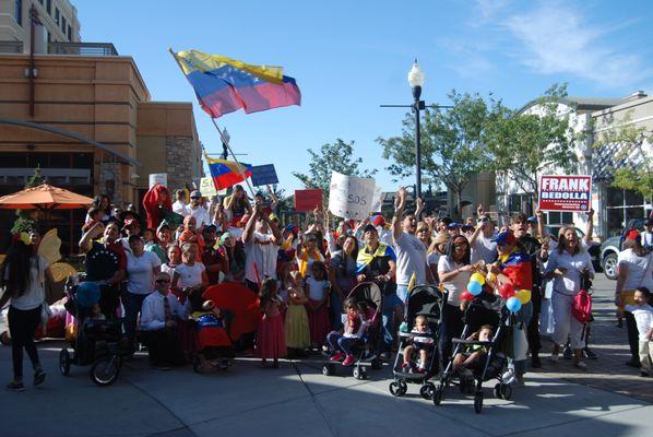 The Venezuelan group represented!