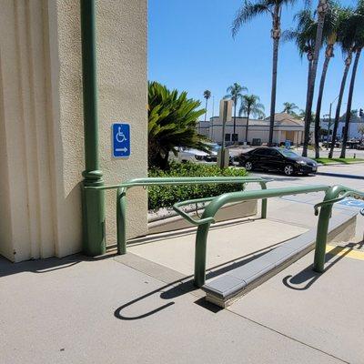 Wheelchair accessible ramp