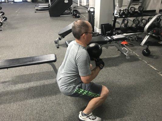 The Kettlebell Goblet Squat