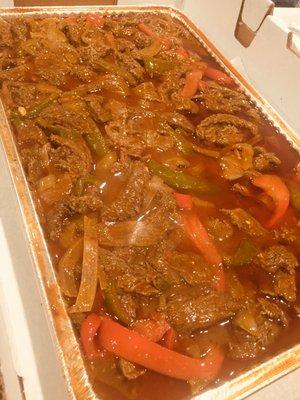 Pepper steak 'oh god! So good!'