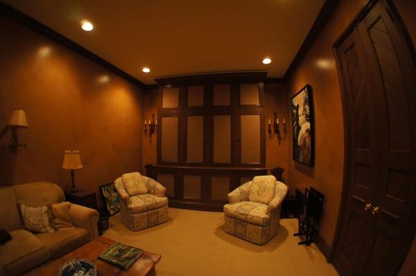 Concealed Projection/Surround Sound System