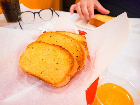 Fantastic Garlic Bread and butter sauce