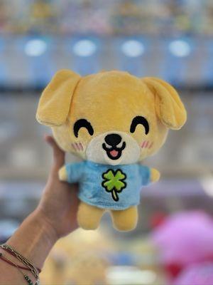 Lucky puppy mascot plushie