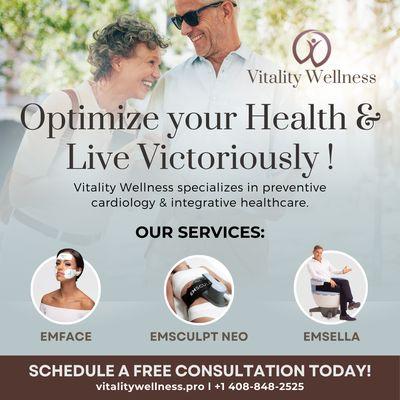 Optimize your Health with Vitality Wellness