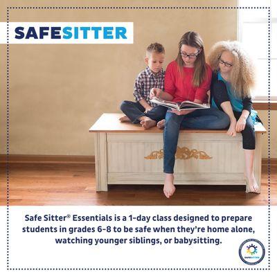 Register your Child for our babysitting class - Safe Sitter!