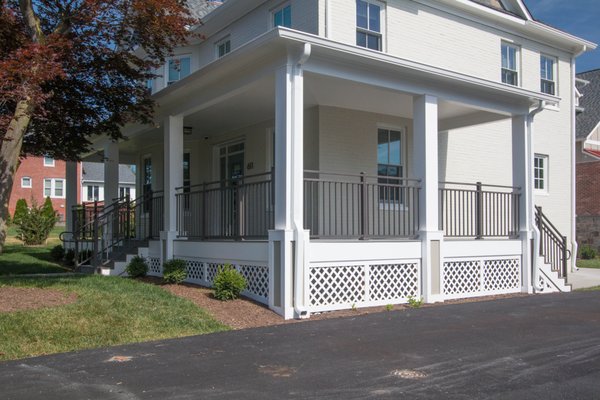 Westbury aluminum railing is the choicest of safety and design!