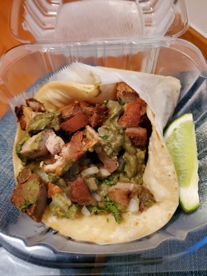 Soft taco - carnitas