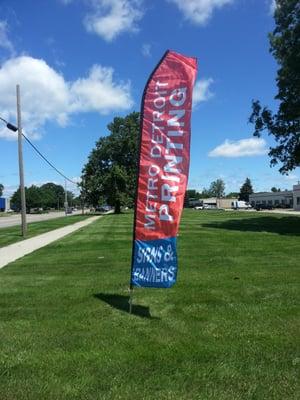 Feather Flags are a great marketing tool