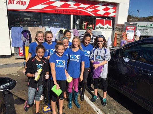 TIDE car wash fundraiser for Hurricane Matthew relief