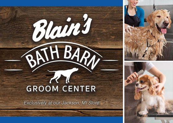 Blain's Bath Barn pet grooming center in Jackson, MI