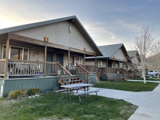 Exterior of our cabins.