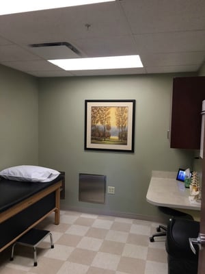 An exam room at our office