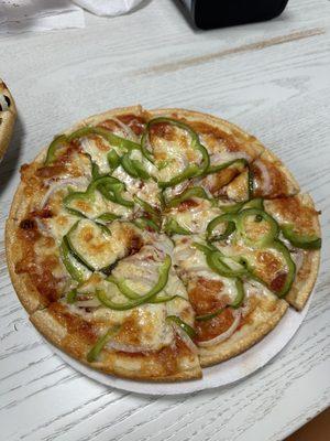 Onion & Green Peppers Pizza