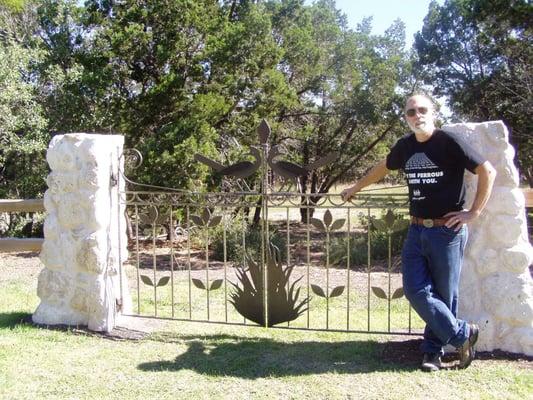 Custom gate made for home in Austin, TX