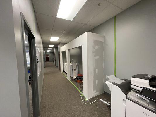 Snack closet we built for a local business