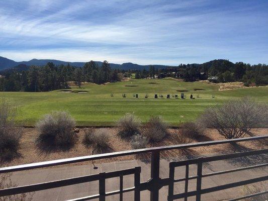 Nice Driving Range; Sometimes with Deer Grazing at 300 Yards Out