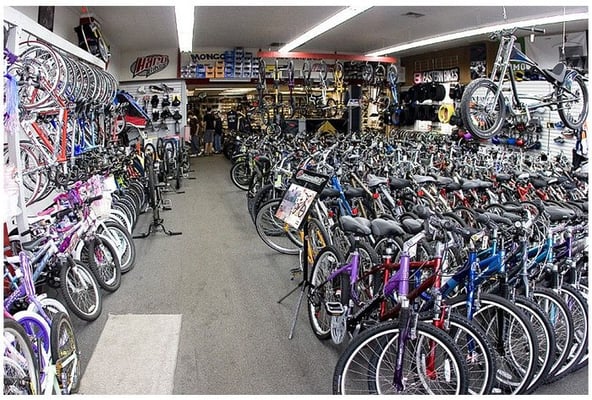 Massive Bicycle Selection