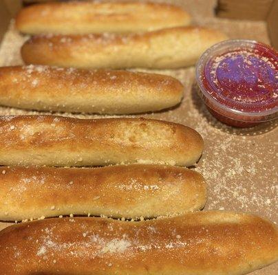 Our breadsticks are a tasty addition.