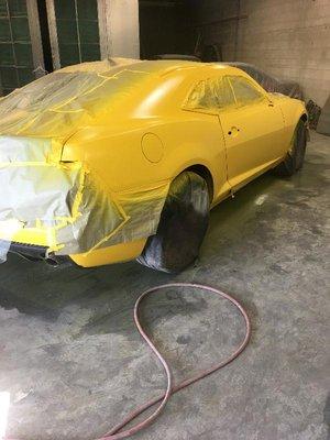 PROGRESS PHOTO: Body and Paint work done by Professional Auto Body.