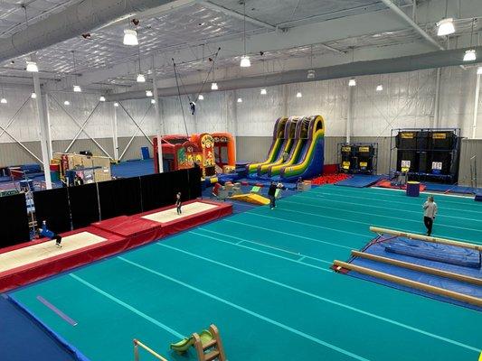 Little Kids gymnastics and birthday party area